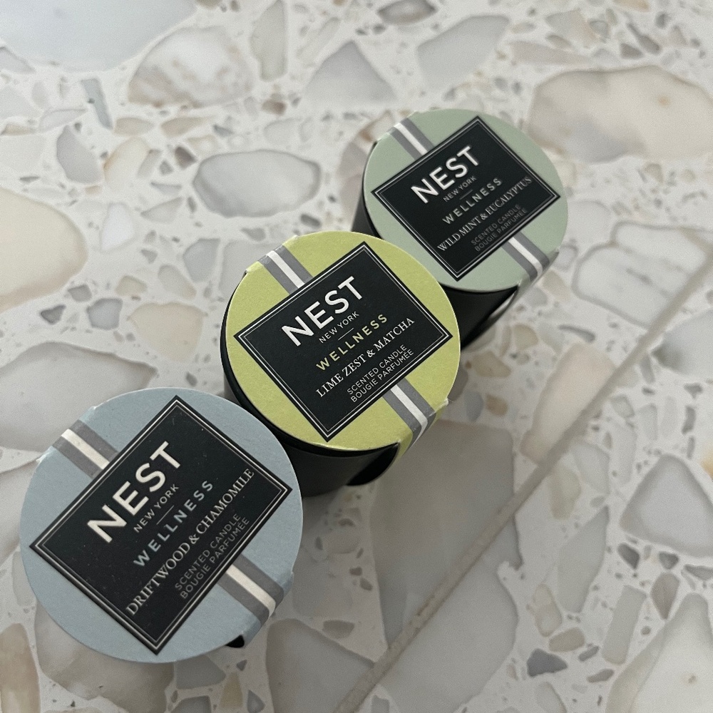 Three New Mini Nest Candles